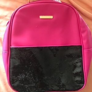 Pink/black sequin Juicy Couture backpack